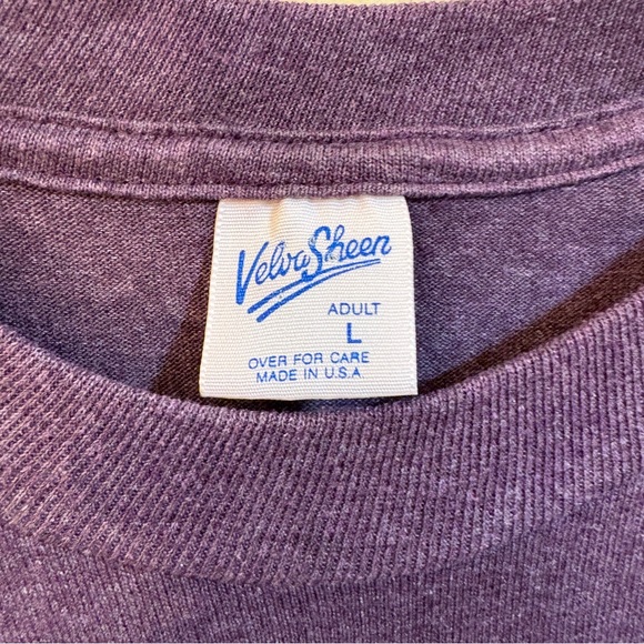 Vintage Mickey Mouse Purple TShirt Large - Picture 3 of 8